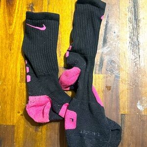 Nike Elite Socks - Pink/Black